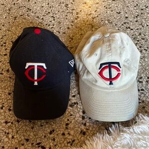 Minnesota twins baseball cap duo!!